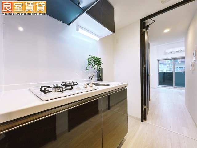 キッチン　ガス２口コンロ