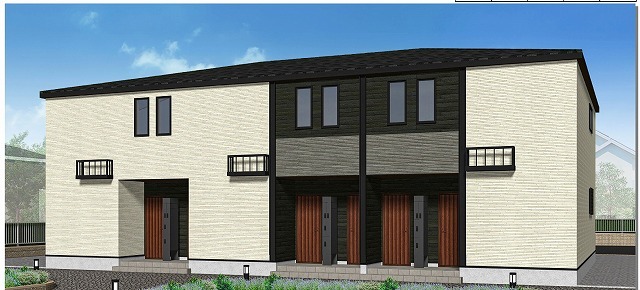 建物外観　完成パース