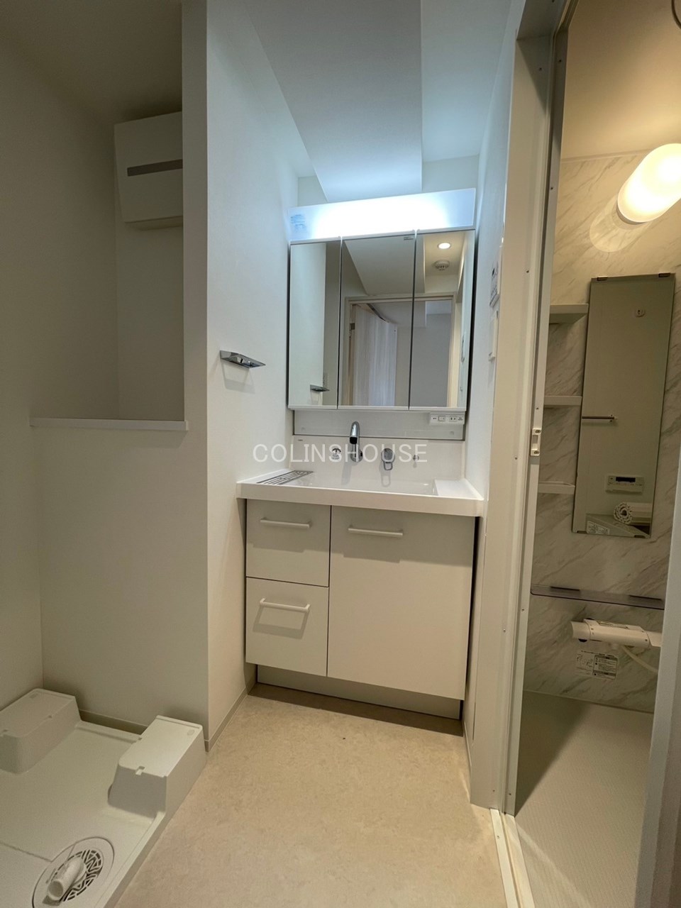 洗面設備　反転タイプ別フロア画像