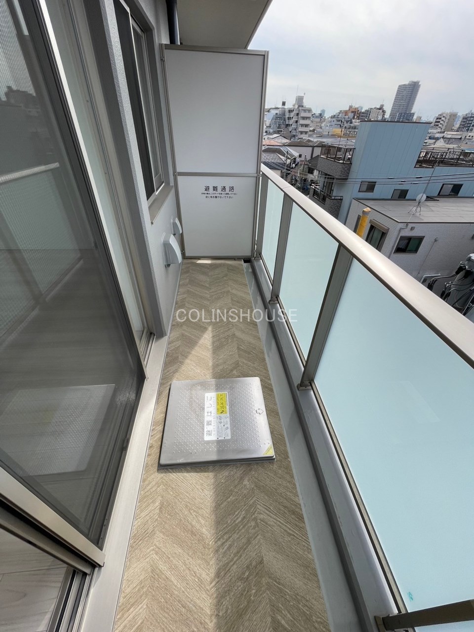 バルコニー　反転タイプ別フロア画像