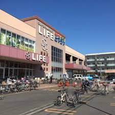 スーパー　ライフ奥戸店（スーパー）まで740m