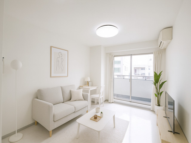 居室・リビング　CGで家具等を配置したもので家具等は含まれません。