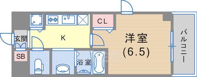 グランカリテ神戸WESTの間取り写真