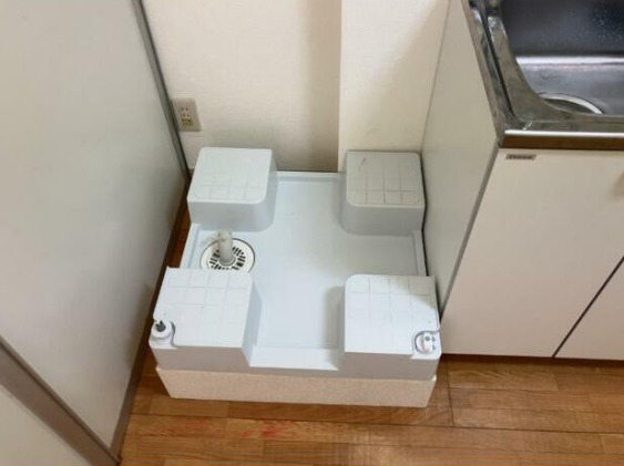 キッチン　洗濯機置き場あり