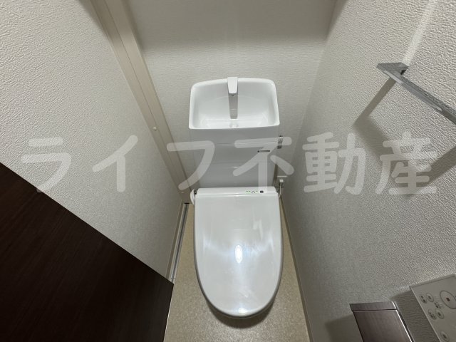 トイレ　ゆったりとした空間のトイレです