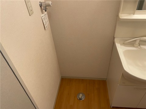 洗面設備　室内洗濯機置場