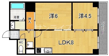 ウエンズ小路の間取り写真