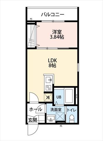 小田急江ノ島線 大和駅 徒歩9分 3階建 築3年の間取り写真