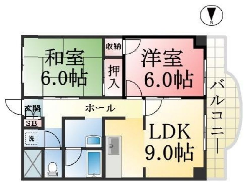 ドリーム寺池の間取り写真