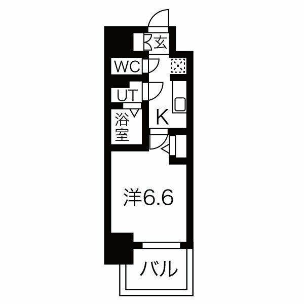 メイクス名駅南IIの間取り写真