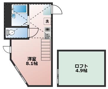 Well-B 横濱反町Iの間取り写真