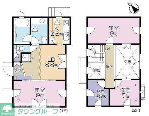 練馬区羽沢2丁目戸建ての間取り写真