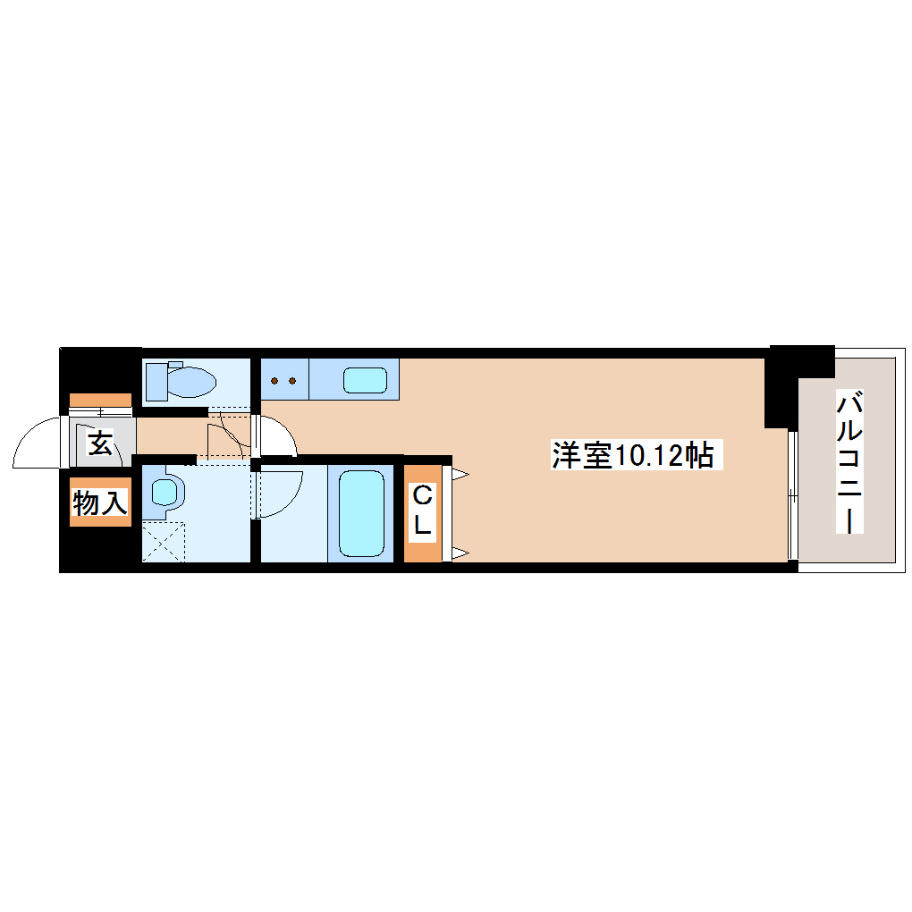 MTIマンション仙台卸町の間取り写真