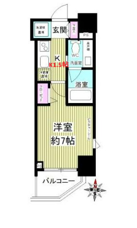 京急空港線 大鳥居駅 徒歩5分 10階建 築14年の間取り写真