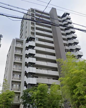 大阪市此花区西九条のマンションの建物外観