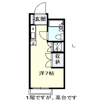 川崎市宮前区鷺沼のアパートの間取り