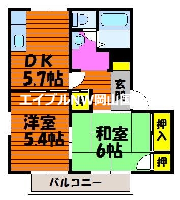 マルシンアパートＣの間取り