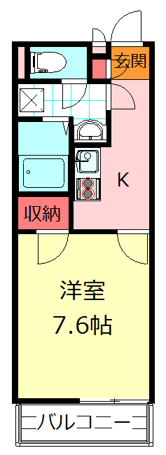 東松山市大字宮鼻のマンションの間取り