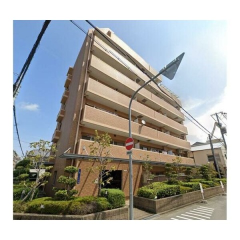 大阪市東住吉区駒川のマンションの建物外観