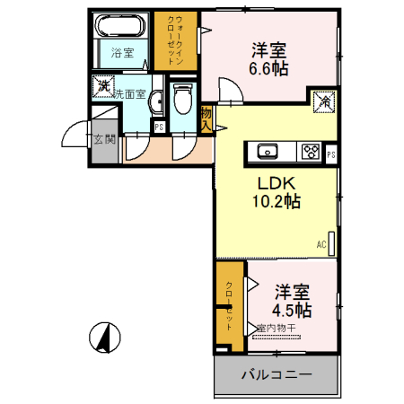 シューペリアIIの間取り