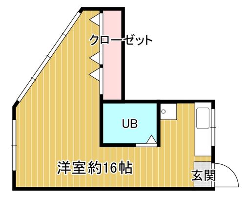 大阪市港区夕凪のマンションの間取り