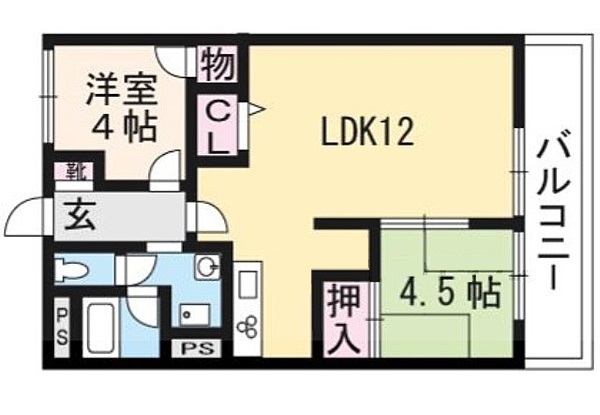 グリーンピアやすの間取り