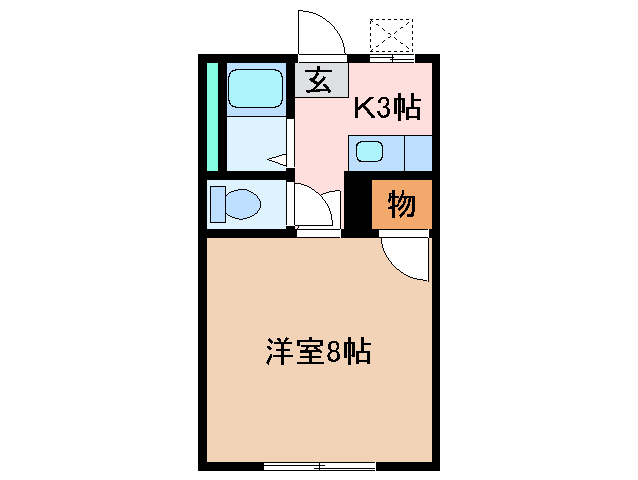 松阪市久保町のマンションの間取り