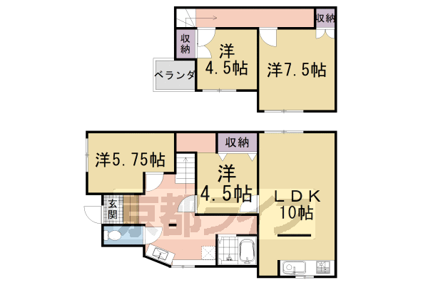 太秦の家の間取り