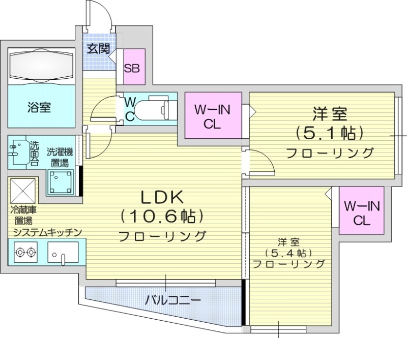 S-RESIDENCE札幌東astrazeの間取り