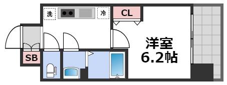 ララプレイス玉造パルクの間取り