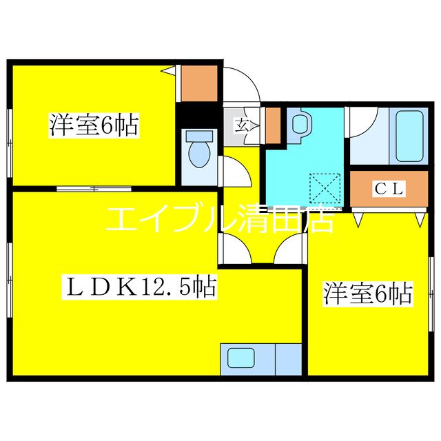 セレーノ美しが丘の間取り