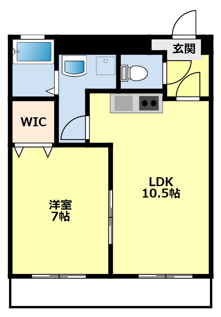 豊田市前田町のマンションの間取り