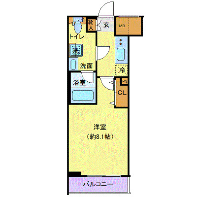 墨田区堤通のマンションの間取り