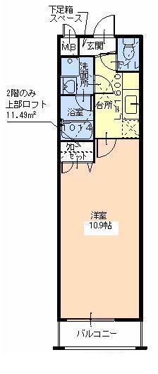 堺市西区鶴田町のアパートの間取り