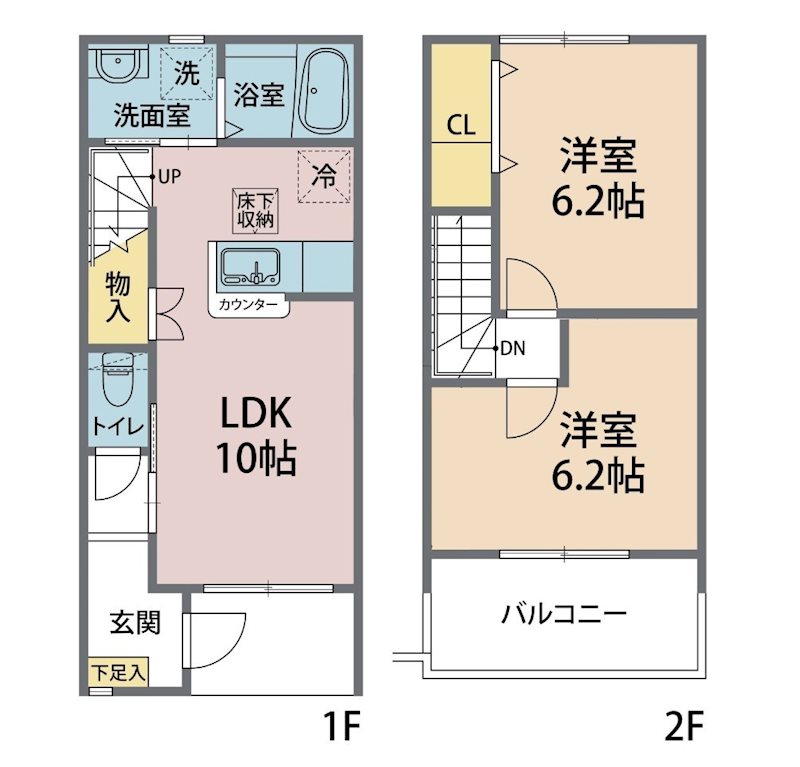 Pine Wind Maison II (松風メゾンII)の間取り