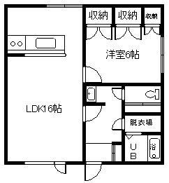 ロイヤルハイツ３２２Ｃ棟の間取り