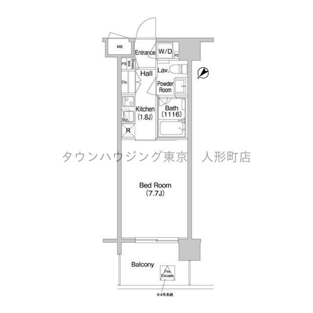 江東区南砂のマンションの間取り