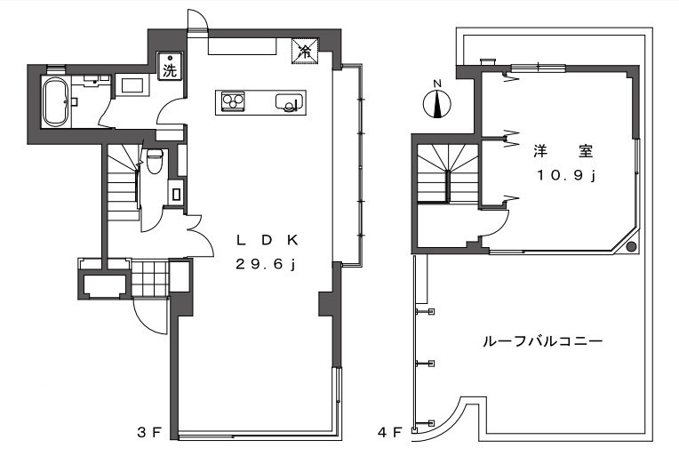 麻布ポイントの間取り