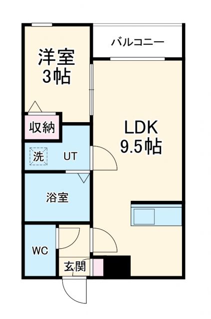 メイクスR元柴田公園の間取り