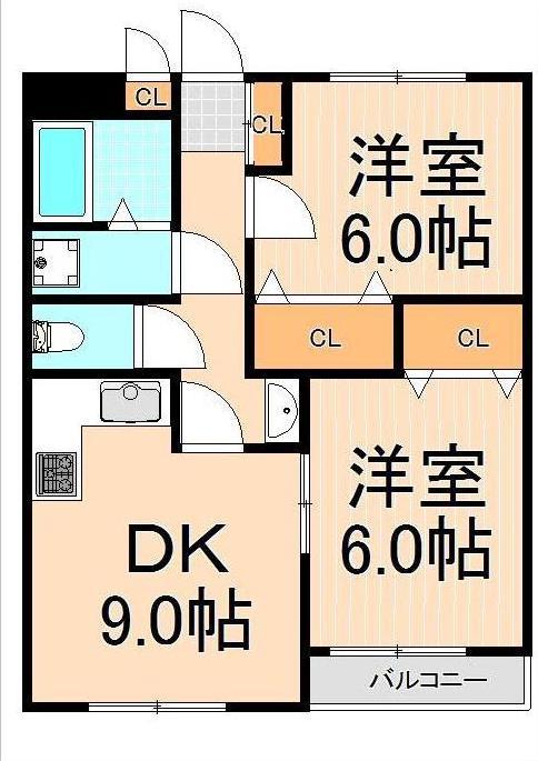 第２コーポ佐野の間取り