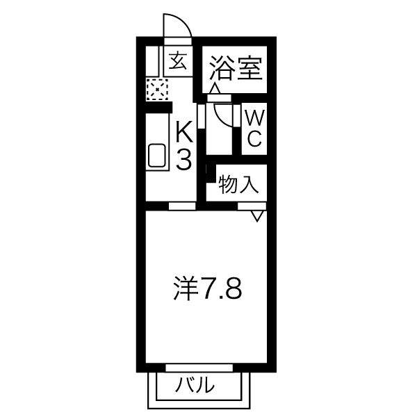 モン　レーヴ　A棟の間取り