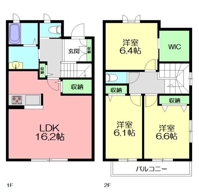 クレスト湘南　Bの間取り