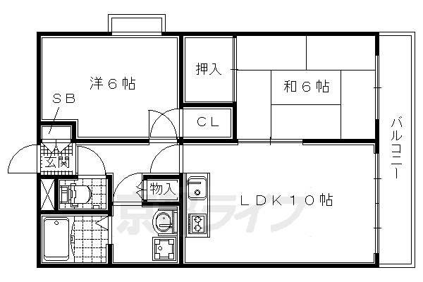 スクエアー柿ヶ谷の間取り