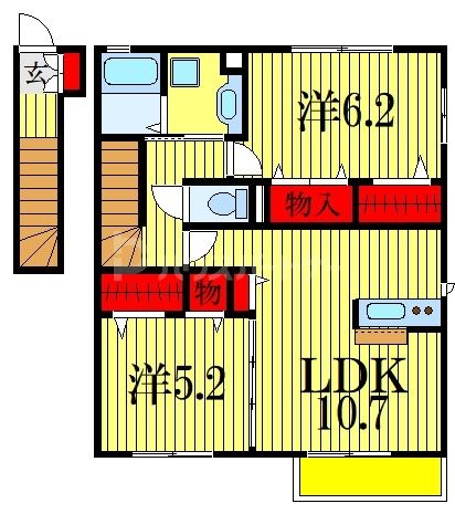 【プレジオの間取り】