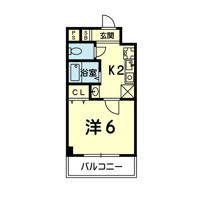 オーファス辛島公園の間取り