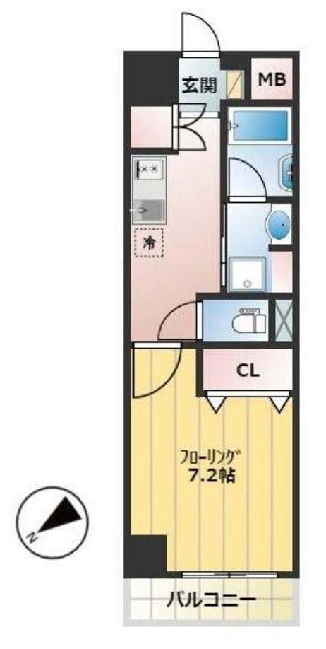 ジーコンフォートウェスト新横浜の間取り