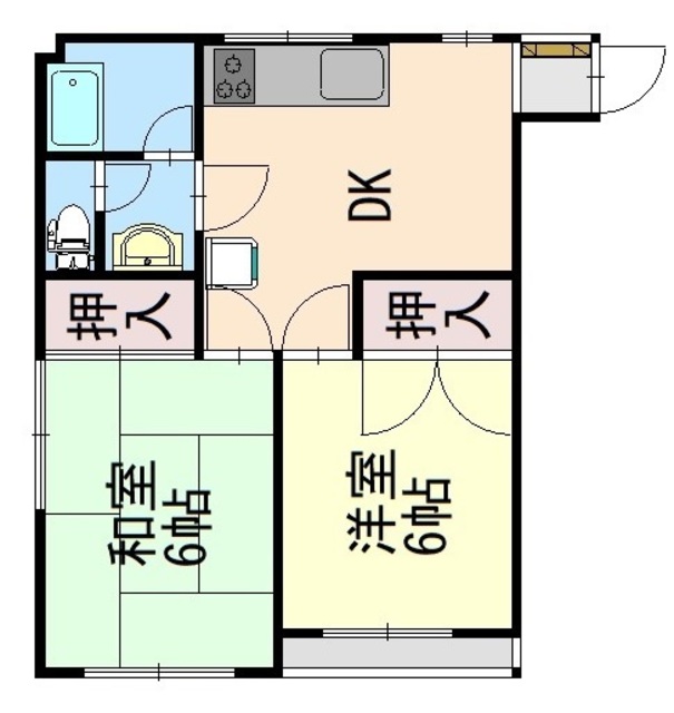 日興マンションの間取り