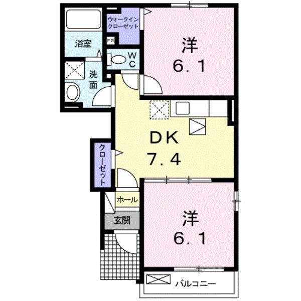 アンジュフランの間取り