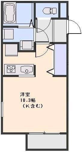 さいたま市浦和区本太のアパートの間取り