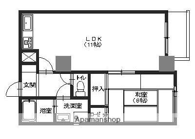 リブシーマ野町の間取り